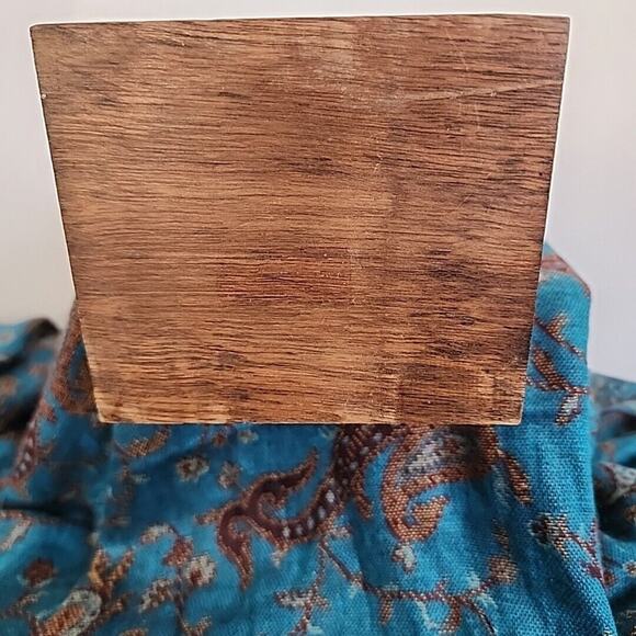 Vintage Wood Windmill Music Box Plays Windmills of Your Mind Works Great - Picture 8 of 10